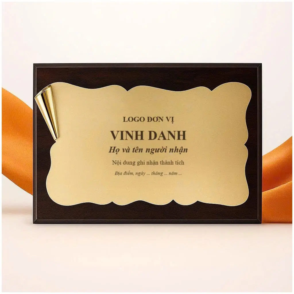 Bảng vinh danh ngang tối giản GD14