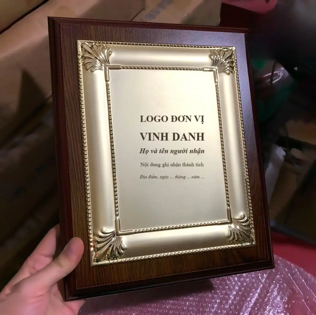 Bảng vinh danh đứng phối bạc GD03