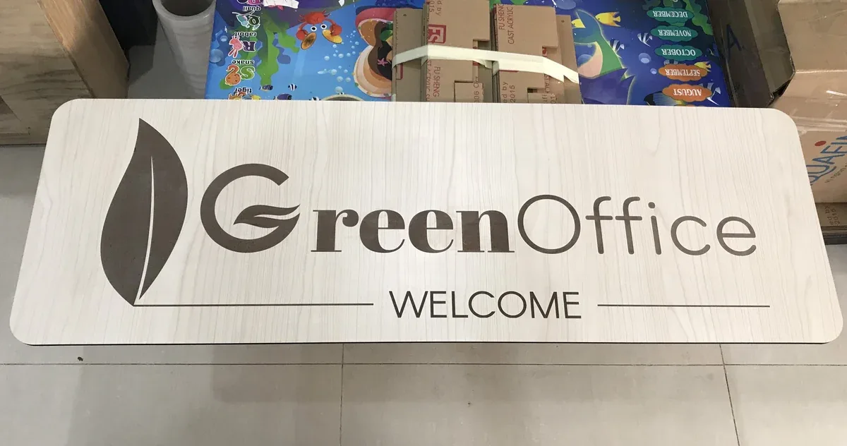 Bảng gỗ decor cắt laser