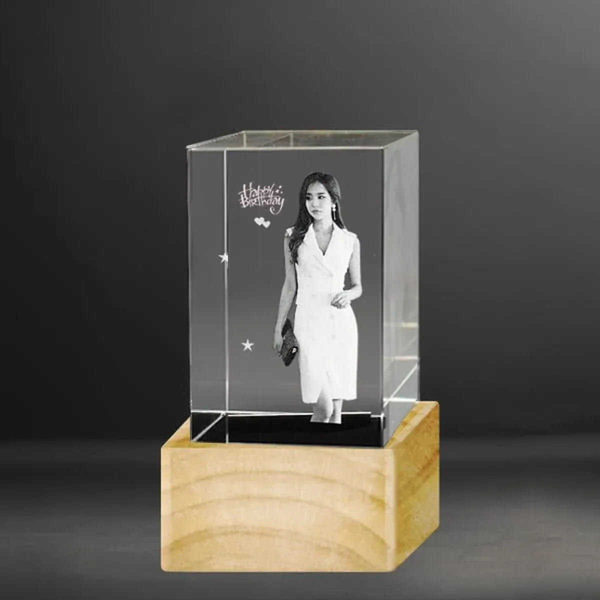 Biểu trưng pha lê khắc 3D